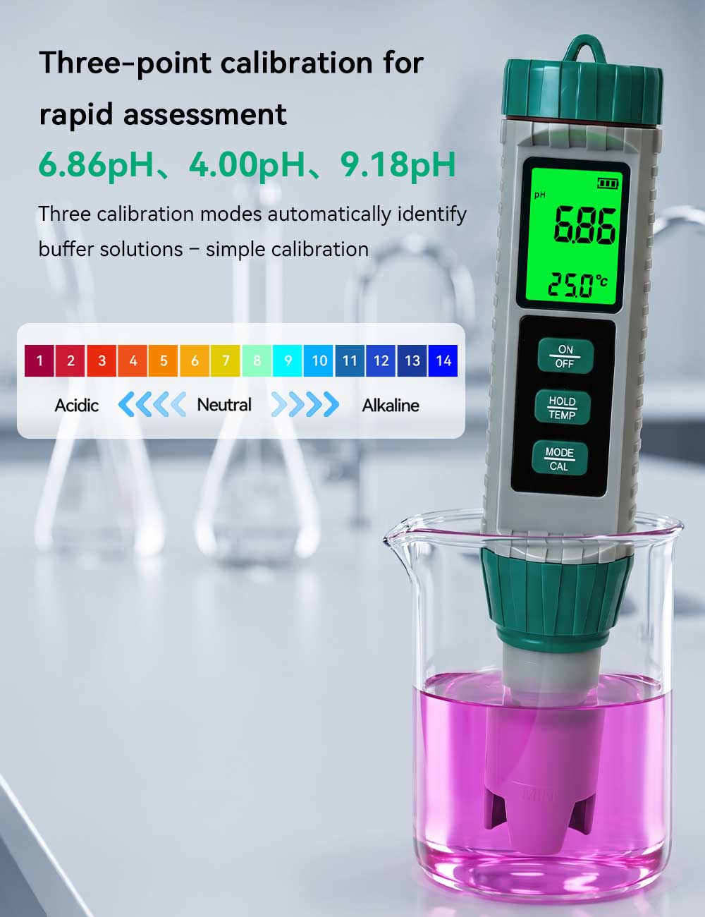 10‑in‑1 Multi‑Parameter Water Quality Test Pen, PH TDS EC ORP Salinity Meter Yieryi