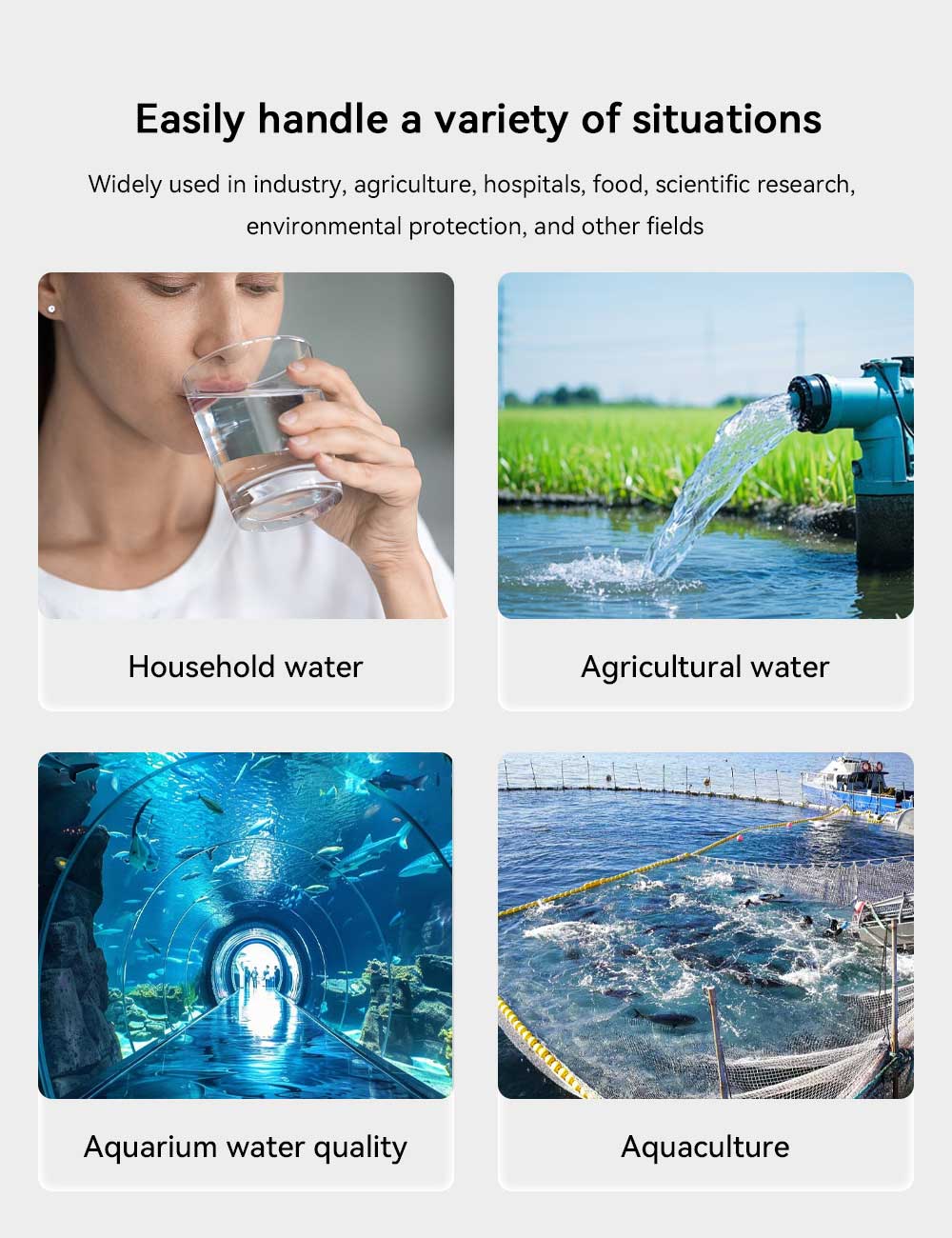 CL‑X41 Multi‑Functional Water Quality Tester Pen 4‑in‑1 Water Analyzer for pH Free Chlorine CL ORP and Temperature Yieryi