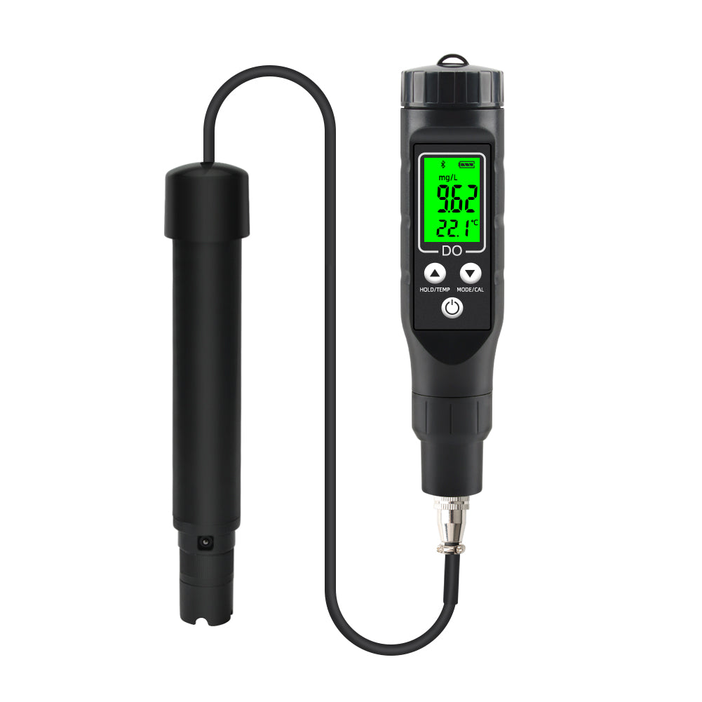 YIERYI Smart Bluetooth Dissolved Oxygen Meter,  0.0-40.0mg/L 0.0-300% Dissolved Oxygen Detector