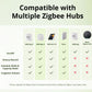 Wireless Zigbee Smart Water Flow Valve, Phone App Control Automatic Water Timer for Garden, Lawn, Vegetable Patch Yieryi