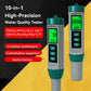 10‑in‑1 Multi‑Parameter Water Quality Test Pen, PH TDS EC ORP Salinity Meter Yieryi