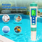 YY-1010S 10-in-1 Water Quality Test Pen | PH, TDS, EC, Salinity, ORP, H2, S.G, Temperature, Chlorine, Resistivity Yieryi