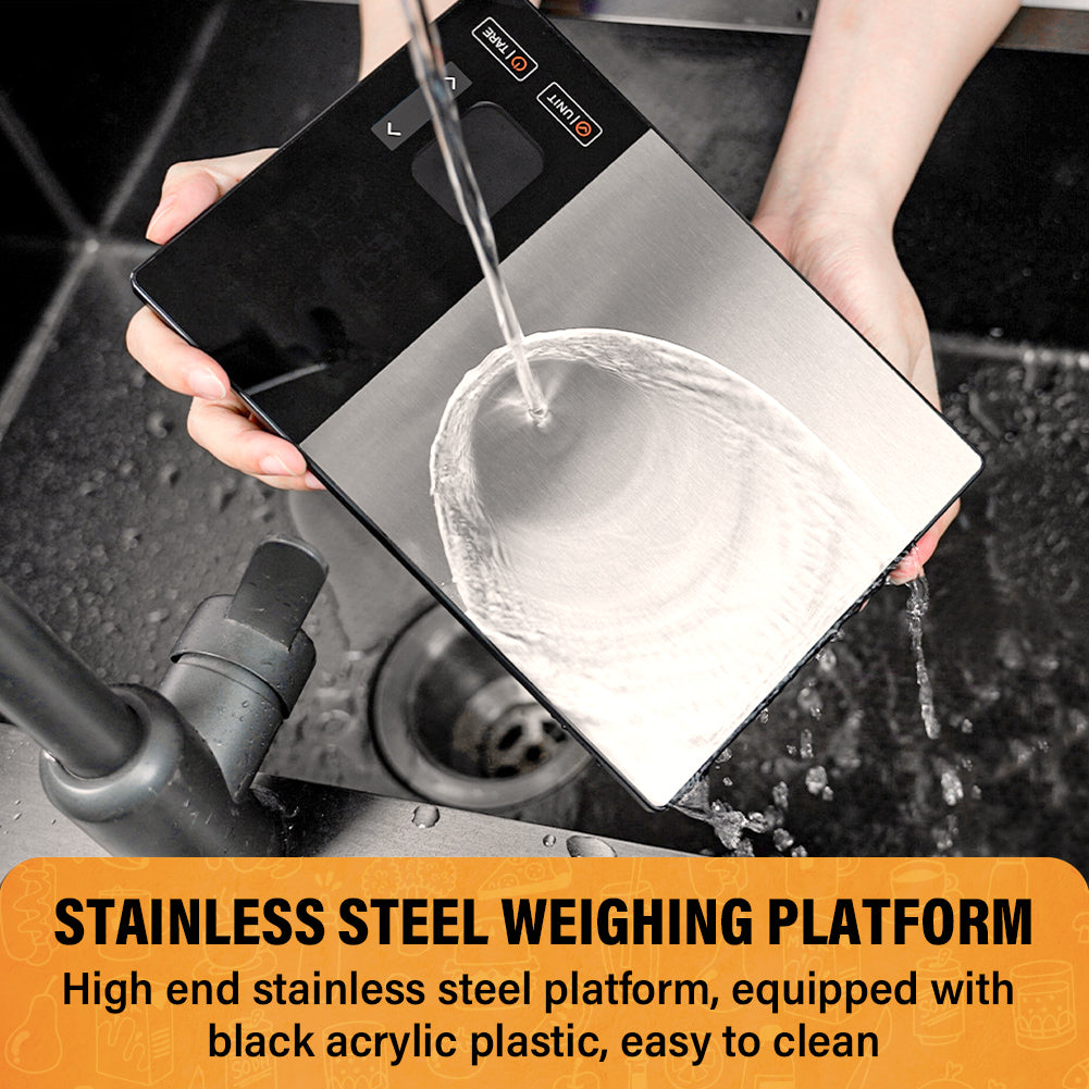 YIERYI High Precision Bluetooth App Control Smart Kitchen Coffee Scale Digital Food Scalewith TFT Color Screen & Calorie Tracker Yieryi