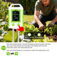 YIERYI 6-in-1 Soil Tester with 90° Rotatable LCD Display soil pH meter,moisture,light,temperature, fertility, and humidity in one device Yieryi