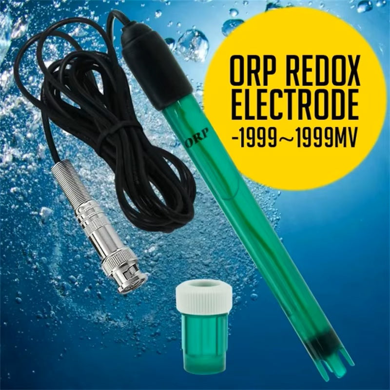 Replacement ORP Redox Electrode, Oxidation‑Reduction Probe with 300cm Cable & BNC Connector, Compatible With Most ORP Meters Yieryi