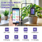 Upgraded USB‑C Connected Soil Tester with EC, Temperature‑Humidity, PH, Fertility and N‑P‑K Data Storage Function Yieryi