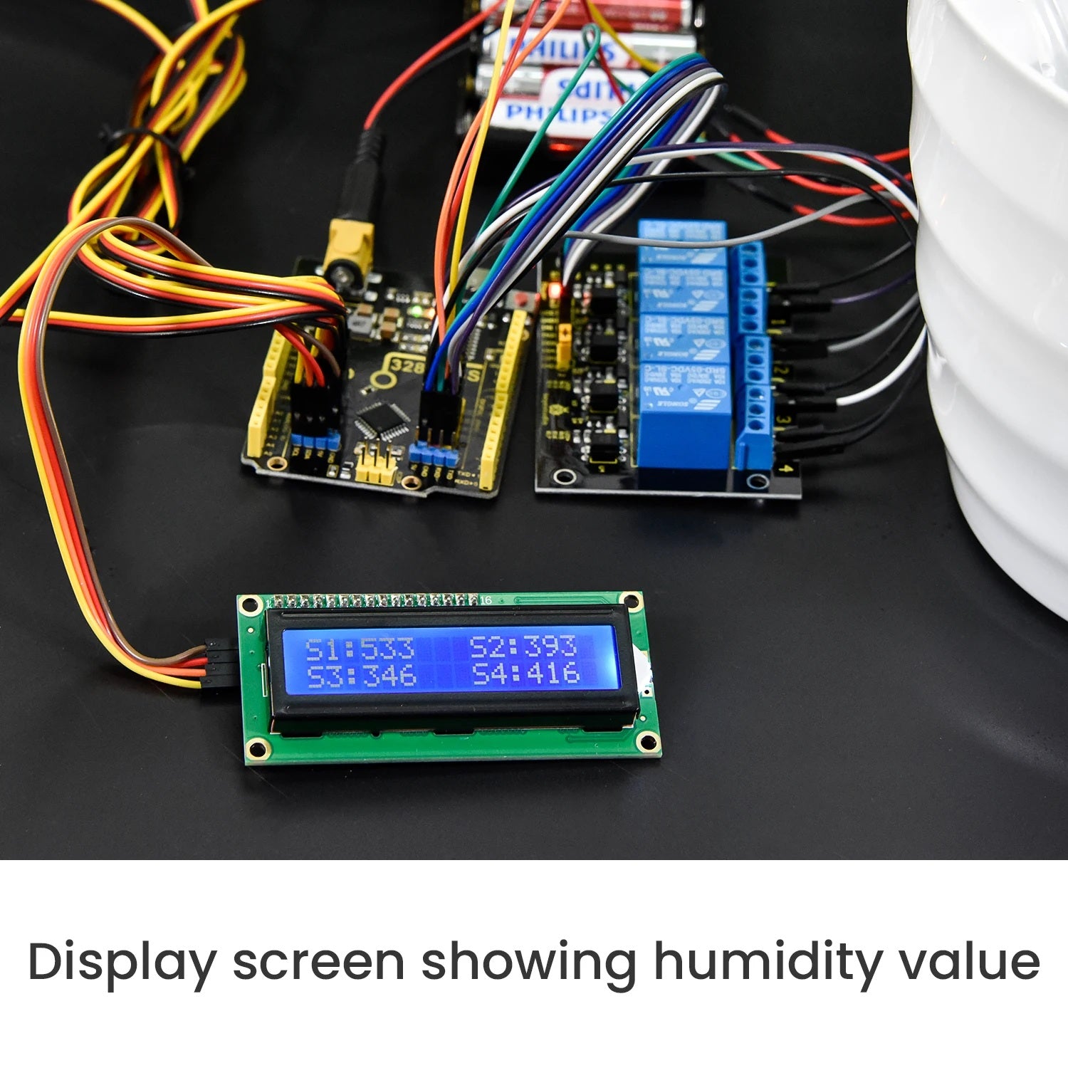 DIY Automatic Watering Kit, Compatible with Arduino, Ideal for Maker Competitions, STEAM Education & Mixly Programming Learning Yieryi