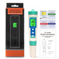 YY-1010S 10-in-1 Water Quality Test Pen | PH, TDS, EC, Salinity, ORP, H2, S.G, Temperature, Chlorine, Resistivity Yieryi
