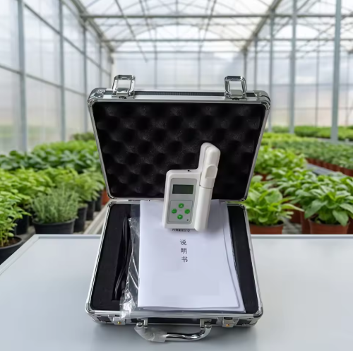 Professional Plant Chlorophyll Meter - 4-in-1 Precision Analyzer for SPAD, Nitrogen, Humidity & Temperature Plant Ecology Analyzer Yieryi
