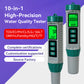 10‑in‑1 Multi‑Parameter Water Quality Test Pen, PH TDS EC ORP Salinity Meter Yieryi