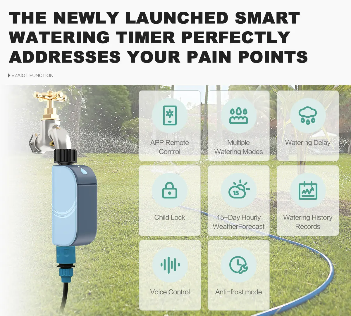 Automatic timer controlled irrigation controller Yieryi
