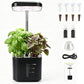 Mini 4‑Hole Hydroponic Grower, Soilless Indoor Vegetable Planter Yieryi
