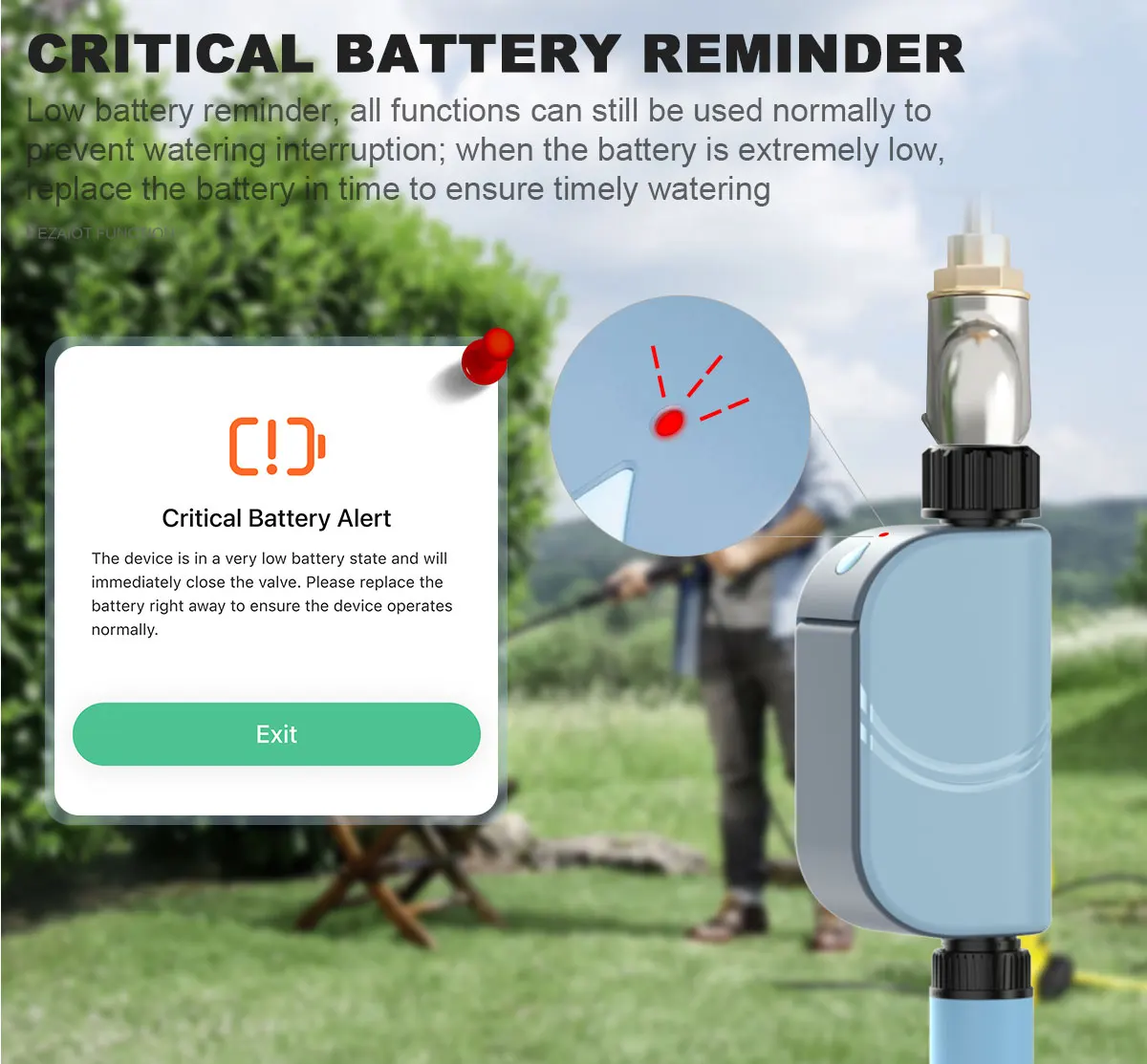 Automatic timer controlled irrigation controller Yieryi