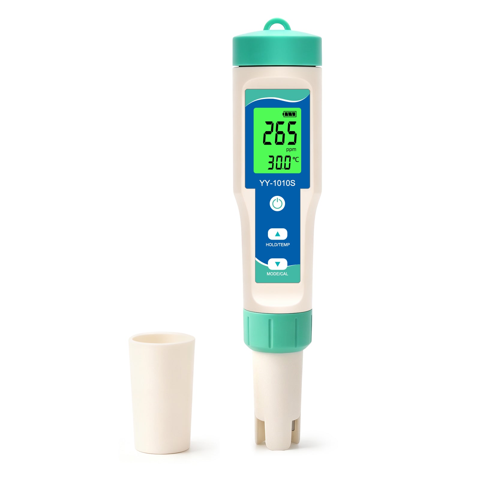 YY-1010S 10-in-1 Water Quality Test Pen | PH, TDS, EC, Salinity, ORP, H2, S.G, Temperature, Chlorine, Resistivity Yieryi