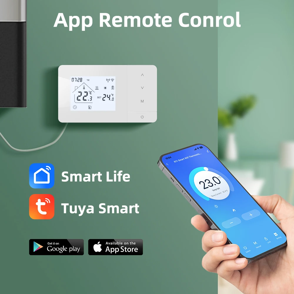 Beok BOT-W506-WIFI Smart WiFi Thermostat Tuya Smert lift App control Thermostat  for Gas Boiler Heating System Yieryi