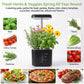Mini 4‑Hole Hydroponic Grower, Soilless Indoor Vegetable Planter Yieryi