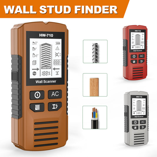 Nail Finder, Handheld Wall Metal Detector, Wall Stud Finder , Find Metal Wood Studs AC Cable Wires Depth Tracker Wall Scanner