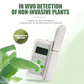 Professional Plant Chlorophyll Meter - 4-in-1 Precision Analyzer for SPAD, Nitrogen, Humidity & Temperature Plant Ecology Analyzer Yieryi