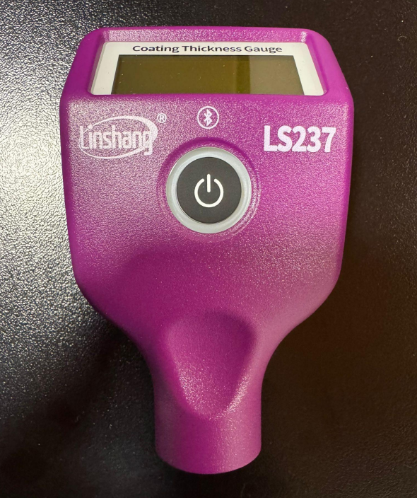 Coating Thickness Gauge Linshang LS237 Paint Thickness Gauge | Car Paint Tester with Bluetooth | Fe/Al Dual Probe | 0.1μm Resolution | Digital Clearcoat Analyzer Yieryi