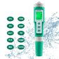 YIERYI 10 in 1 Water Quality Tester pH/TDS/EC/Salinity/Temp/S.G/ORP/H2/Fertility/Resistivity Meter