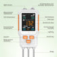 10‑in‑1 Digital Soil Tester, Color‑Screen Soil PH/EC/Fertility/N/P/K, Soil Temperature, Moisture, Light, Air Humidity & Temperature Multiparameter Soil Detector Yieryi