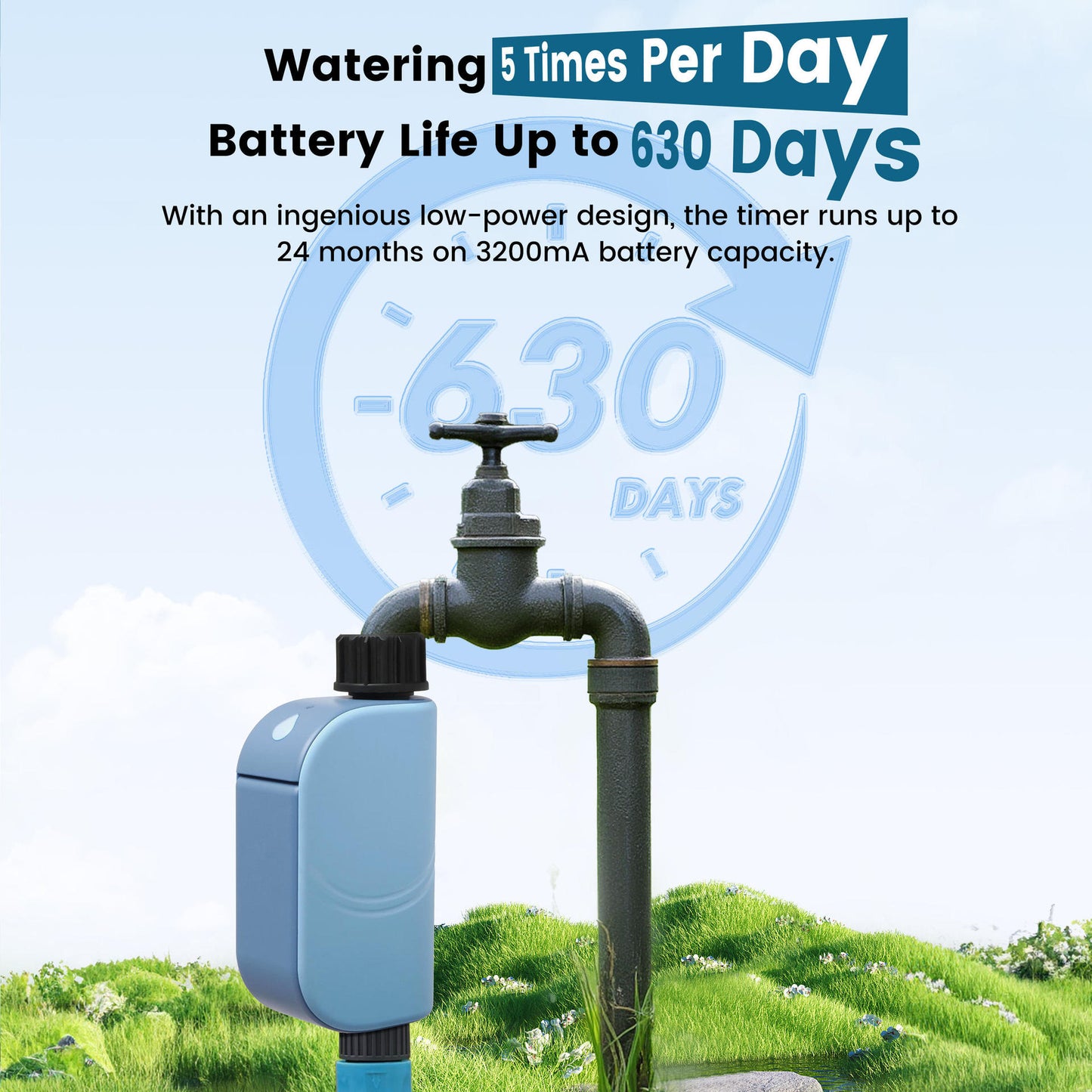 Automatic timer controlled irrigation controller Yieryi