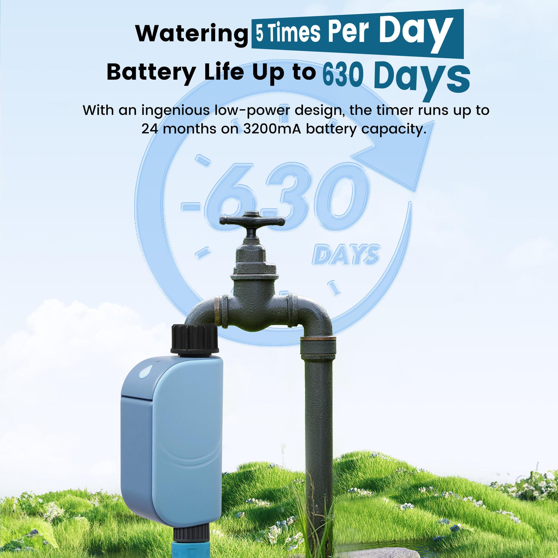 Automatic timer controlled irrigation controller Yieryi