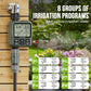 Smart Single-Outlet Irrigation Timer Rain Sensor & LCD Display