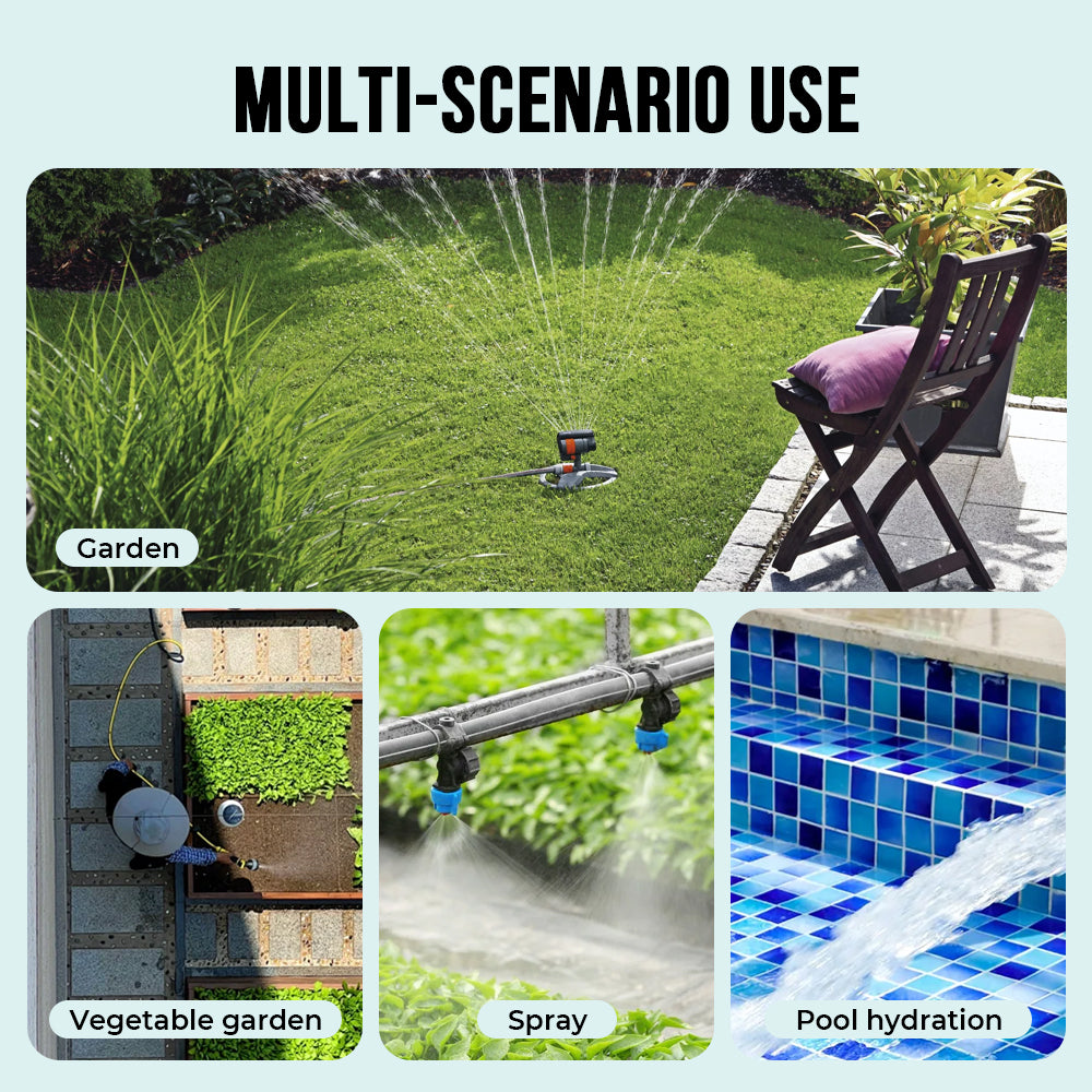 Smart Single-Outlet Irrigation Timer Rain Sensor & LCD Display