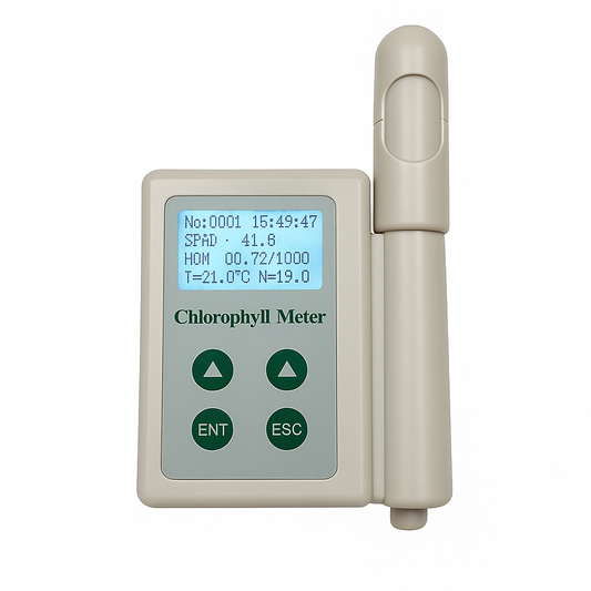 Portable 0-99 SPAD Chlorophyll Meter for Nitrogen Temperature Moisture Yieryi