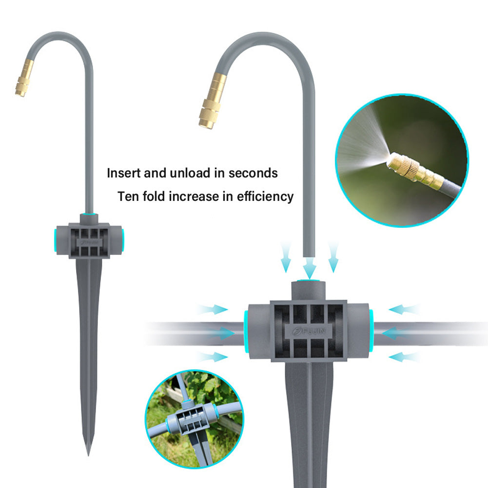 Drip Irrigation System for Efficient Watering – Perfect for Gardens, Orchards, Greenhouses, and More!