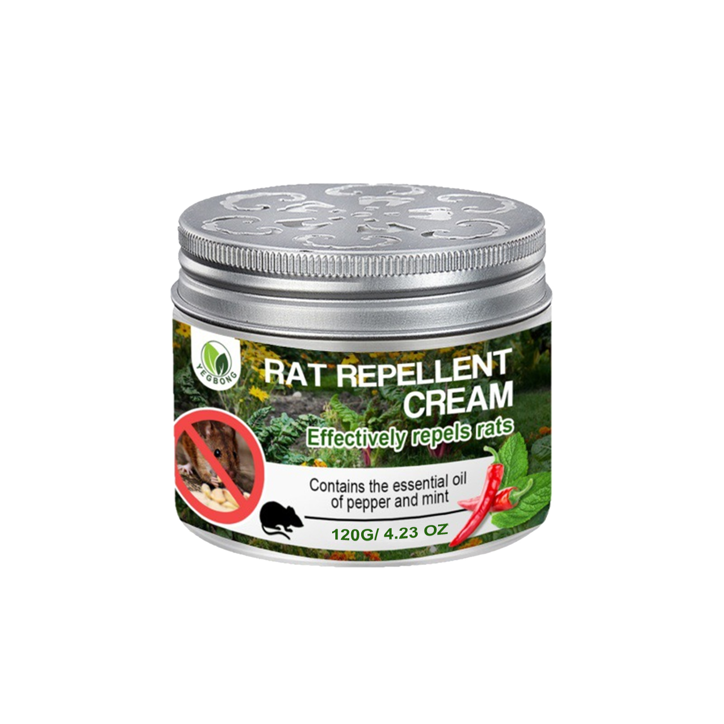 Rat Repellent Cream for Gardens and Home Use – Effective Rat Repellent for Gardens, Cars, and More | 120g