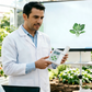 Professional Plant Chlorophyll Meter - 4-in-1 Precision Analyzer for SPAD, Nitrogen, Humidity & Temperature Plant Ecology Analyzer Yieryi