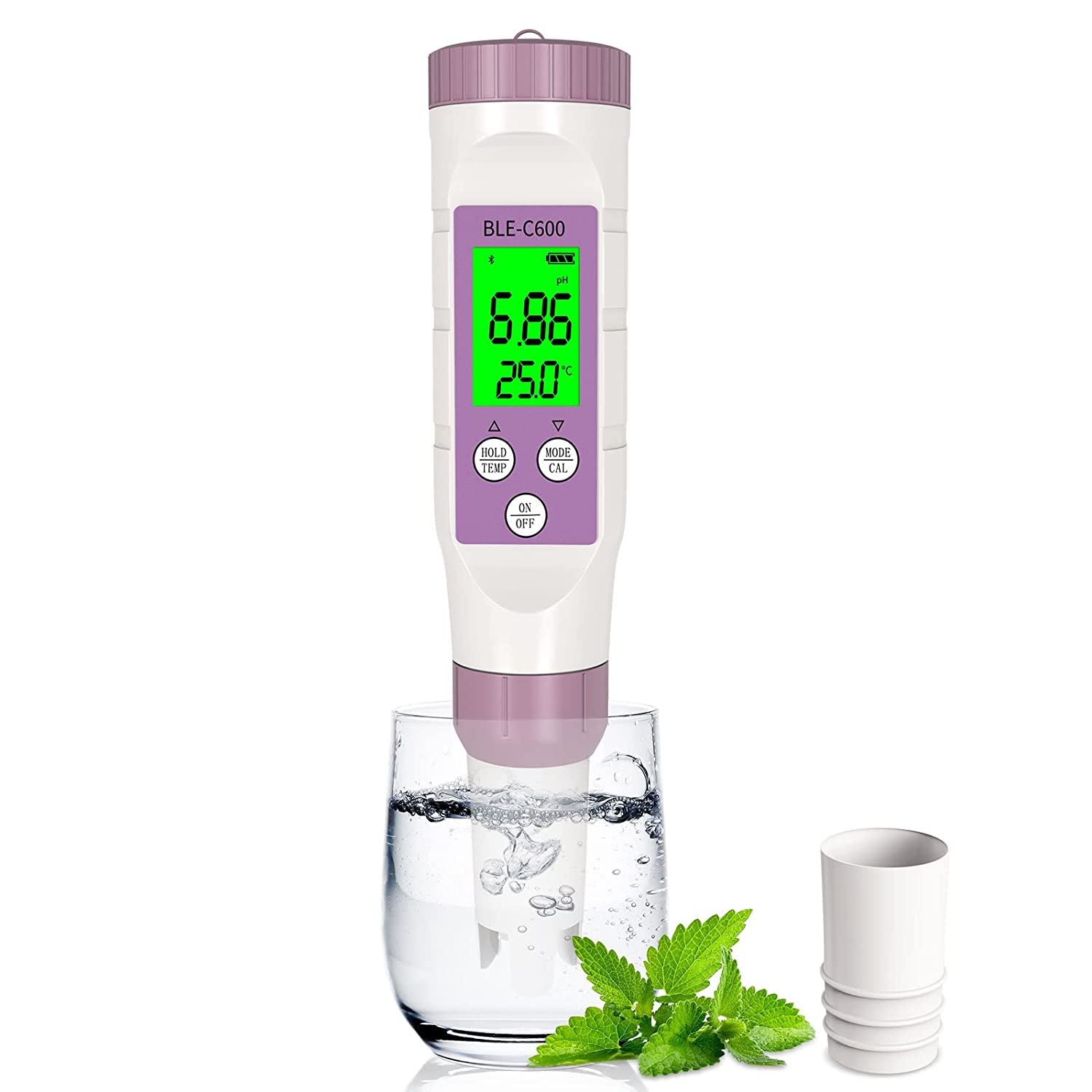 YIERYI PH Meter, Digital 7 in 1 PH/ TDS/ EC/ ORP/ S.G/ Salinity/ Temp ...
