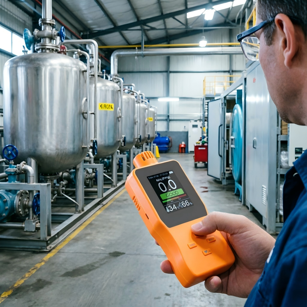Professional Handheld 5-in-1 NH₃ Gas Analyzer Ammonia Gas Detector Monitoring for Industrial Safety Yieryi