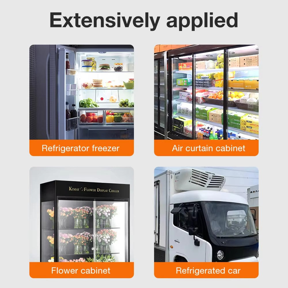 SH‑512E Refrigerator Temperature Controller, Cooling, Heating, Defrost & Fan Delay Start Freezer Thermostat Yieryi