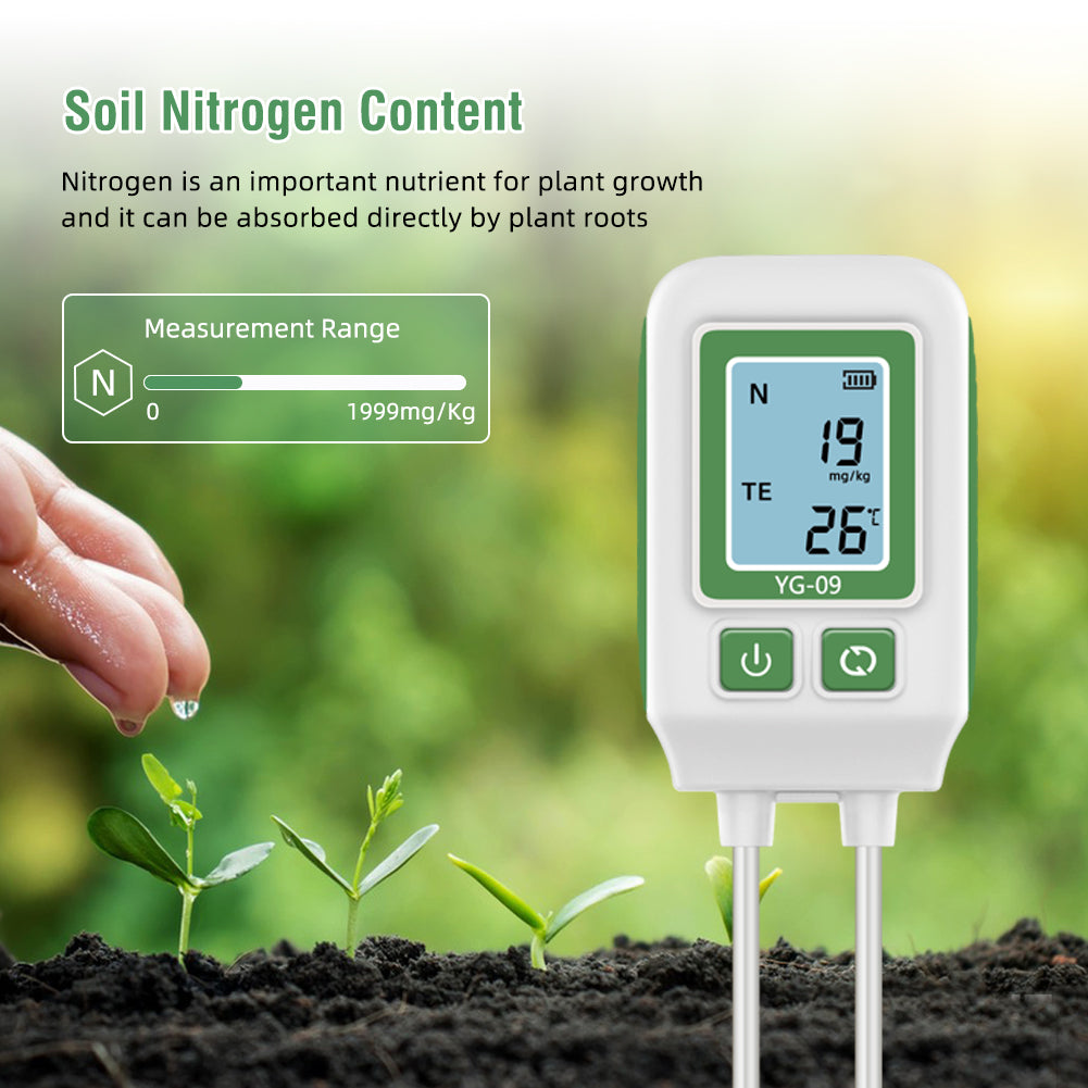 Bodem NPK-sensor, Bodemvoedingsstoffen Intelligente Meststofdetectortester, Meter NPK-sensor, Landbouwbodemstikstoftester, Professionele Bodemtester voor Gazon, Tuin, Boerderij Bodem NPK-sensor, Bodemvoedingsstoffen Intelligente Meststofdetectortester, Meter NPK-sensor, Landbouwbodemstikstoftester, Professionele Bodemtester voor Gazon, Tuin, Boerderij