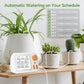 Indoor Smart Soil Moisture Detector Auto Watering Device, Programmable Drip Irrigation System for Potted Flowers & Herbs Yieryi