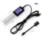 Upgraded USB‑C Connected Soil Tester with EC, Temperature‑Humidity, PH, Fertility and N‑P‑K Data Storage Function Yieryi