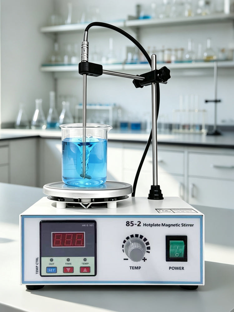Upgraded 85‑2 3‑in‑1 Digital Hotplate Magnetic Stirrer, Heating, Timing & Constant‑Temperature Laboratory Liquid Mixer Yieryi