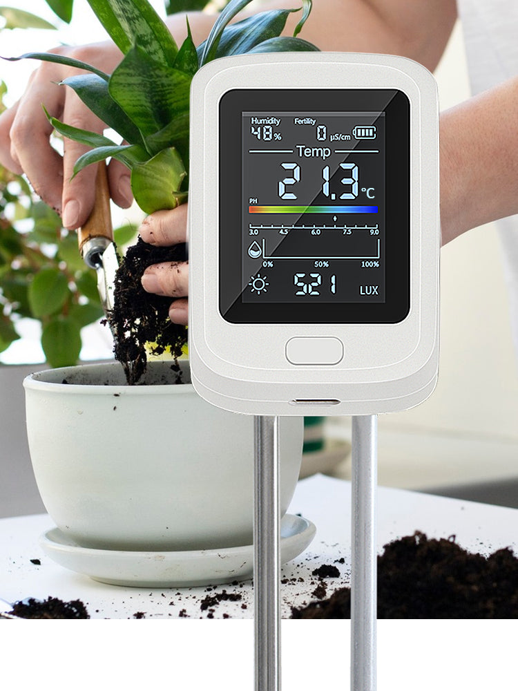 6-in-1 Digital Soil Tester – Ultimate Smart Soil Detector for Home & Garden Yieryi
