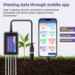 Upgraded USB‑C Connected Soil Tester with EC, Temperature‑Humidity, PH, Fertility and N‑P‑K Data Storage Function Yieryi