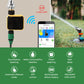 WiFi Solar Water Valve Flow Controller - Smart Irrigation Timer with Rain Sensor & USB Backup for Garden, Balcony, and Drip Irrigation Systems Yieryi