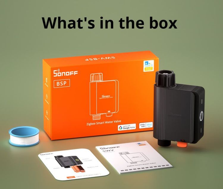 Wireless Zigbee Smart Water Flow Valve, Phone App Control Automatic Water Timer for Garden, Lawn, Vegetable Patch Yieryi