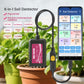 YIERYI 8-in-1 USB Soil Tester with Real-Time Monitoring: pH, Moisture, NPK, EC, Temperature & Fertility Sensor for Android/HarmonyOS Yieryi