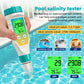 YY1070A 7-in-1 Water Quality Test Pen, Measures pH / Salinity / ORP / TDS / EC / Chlorine / Temp, Simultaneous Display, Green Backlight LCD Yieryi