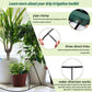 Solar Powered Auto Watering Device, Intelligent Drip Irrigation Kit for Indoor Outdoor Flowers Vegetables Yieryi