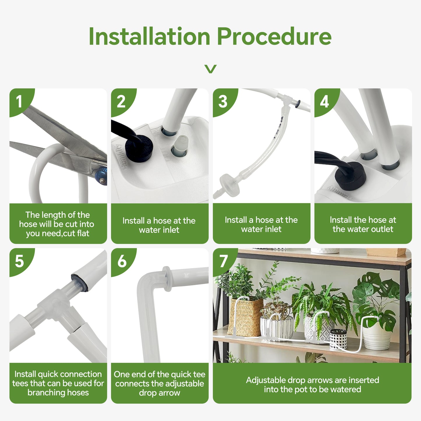 Indoor Smart Soil Moisture Detector Auto Watering Device, Programmable Drip Irrigation System for Potted Flowers & Herbs Yieryi