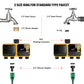 YIERYI Solar-Powered Smart Water Valve Controller with WiFi & Rain Sensor Yieryi