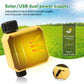 WiFi Solar Water Valve Flow Controller - Smart Irrigation Timer with Rain Sensor & USB Backup for Garden, Balcony, and Drip Irrigation Systems Yieryi